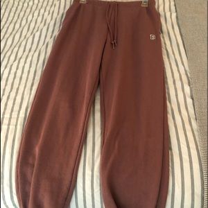 Pink sweatpants!